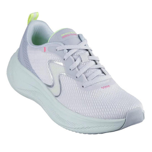 Skechers Womens Skech Cloud Smooth Wave Light Grey Green