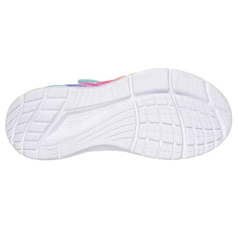 Skechers Girls Light Ups - Rainbow Cruisers Turquoise Multi