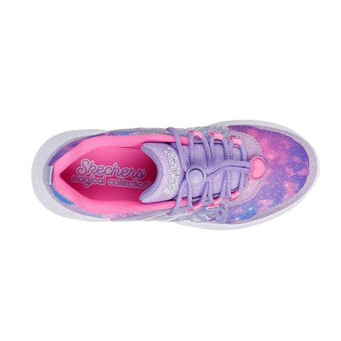 Skechers Girls Light Ups Dream Racer wings Lavender Pink