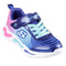 Skechers Girls Light Ups - Wavy Beams Ombre Express Navy Multi