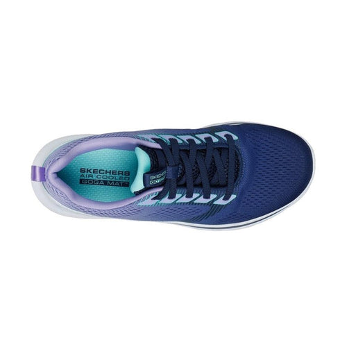 Skechers Go Walk 7 Hailey Lace Up Sneaker Navy Multi