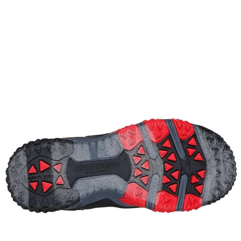 Skechers Boys Elite Sport Field Black Grey w/ Mini Sprigs