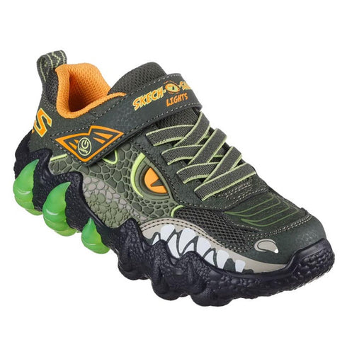 Skechers Kids Skech-O-Saurus Lights 2.0 Olive Green
