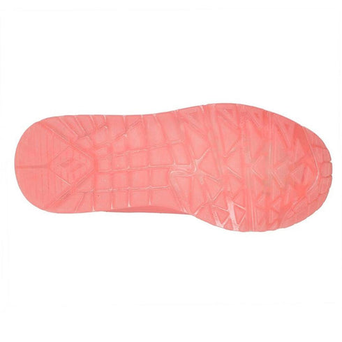 Skechers Kids Uno Ice Coral Orange Lace Up