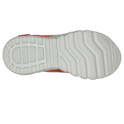 Skechers Boys Light Ups S Lights Flex Glow Elite Vorlo Red Black