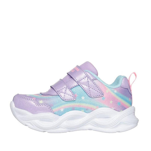 Skechers Toddlers Light Ups Twisty Glow Lavender
