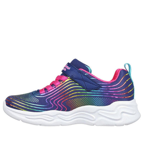 Skechers Toddlers Light Ups Wavy Beams Navy