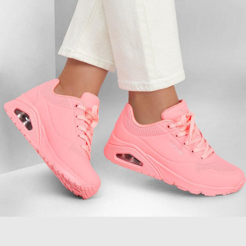 Skechers Uno Stand On Air Coral Womens Trainer