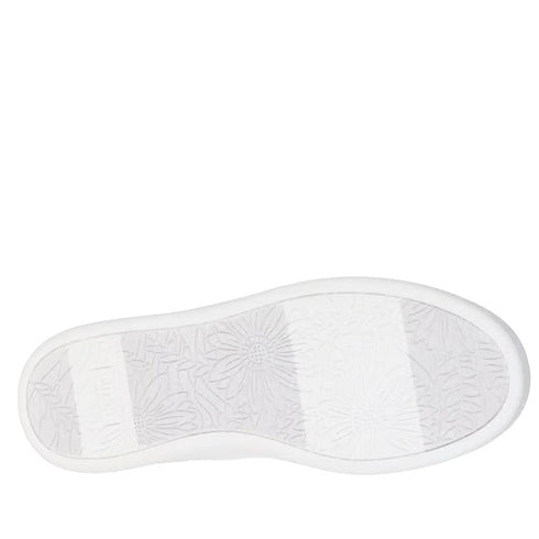 Skechers Wide Width Bobs D'Vine So Flattered White Slip In Trainer