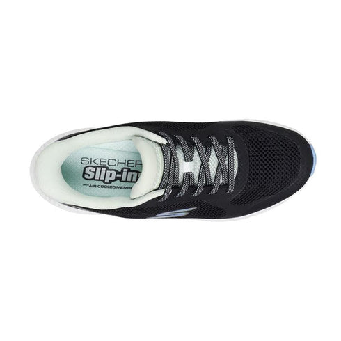 Skechers Go Run 2.0 Slip In Lace Up Consistent Black Mint