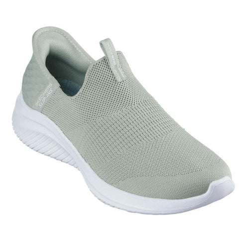 Skechers Ultra Flex 3.0 Slip In Cozy Streak Sage Green
