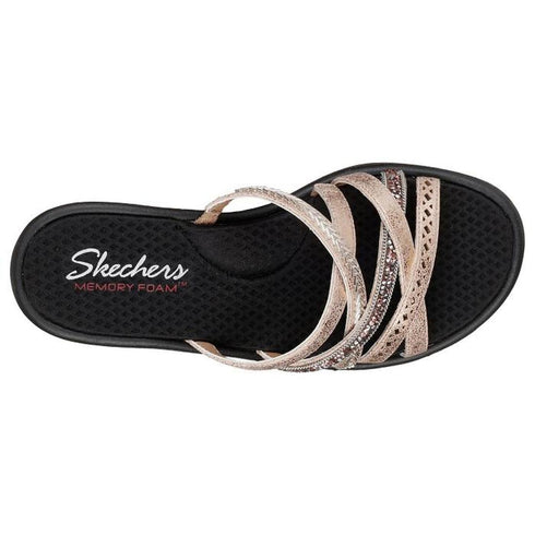 Skechers - Rumbler Wave New Lassie Wedge Sandal Rose Gold