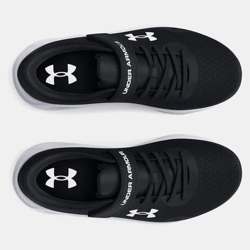 Under Armour Kids Pursuit Running Shoe Black/White