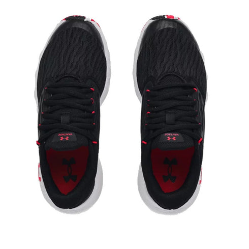 Under Armour UA Charged Vantage Youths Black Lace Up Runner