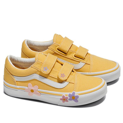 Vans - Old Skool V Youths Flower Yellow NOT RETURNABLE