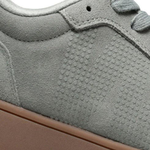 Woden - Mens Tote Autumn Grey Sneaker Suede