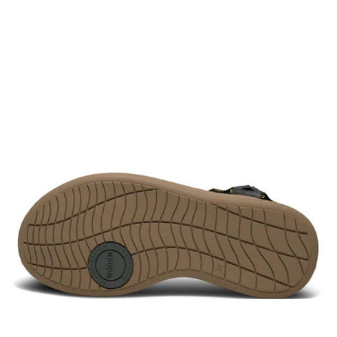 Woden Line Women's 3 Strap Sandal Storm Blue