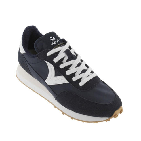 Victoria Astro Navy White Lace Up Sneaker
