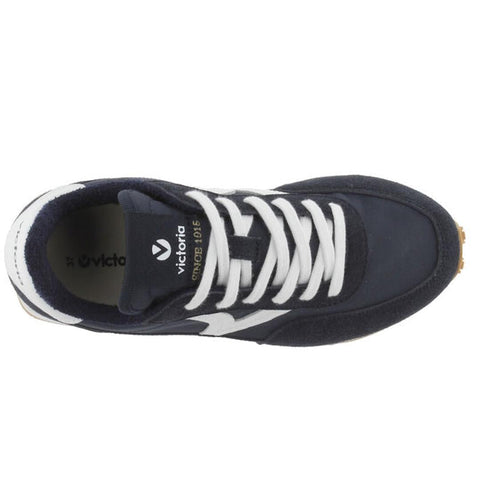 Victoria Astro Navy White Lace Up Sneaker