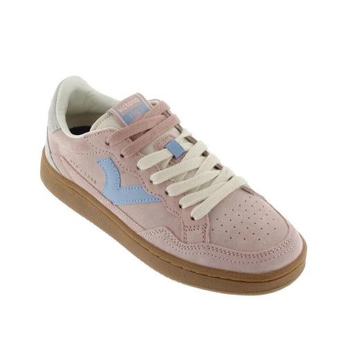 Victoria Smash Rosa Pink Suede Lace Up Sneaker