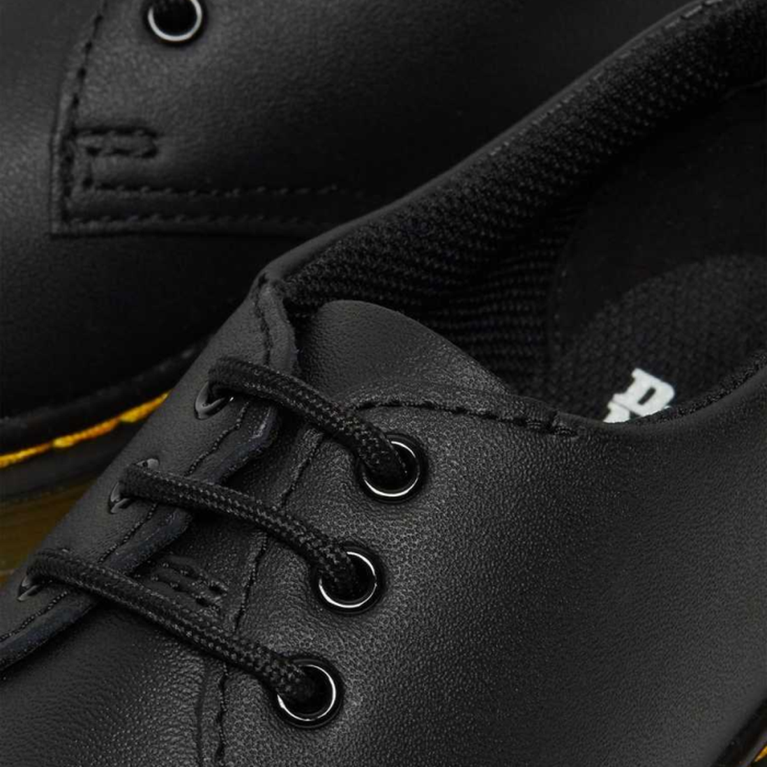 Dr Martens Kids 1461 J Black School Shoe with smooth leather, strong stitching, lace-up closure, and classic, sturdy sole.  ksnz, 190665364170, 190665364071, 190665364088, 190665364095, 190665364101, 190665364118