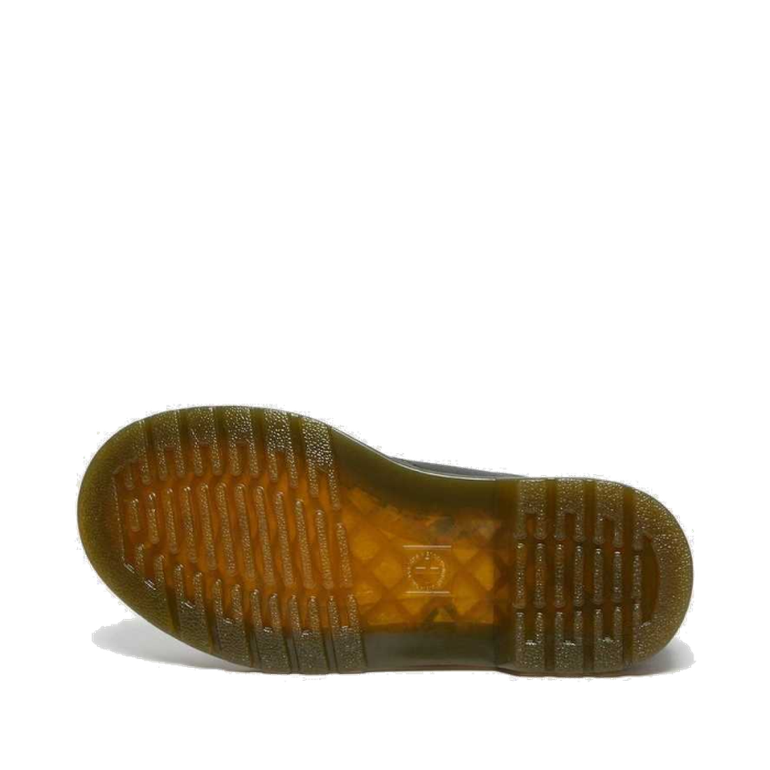 Dr Martens Kids 1461 J Black School Shoe features a sturdy lace-up fit and amber sole with grooved tread, shown on white background.  ksnz, 190665364170, 190665364071, 190665364088, 190665364095, 190665364101, 190665364118