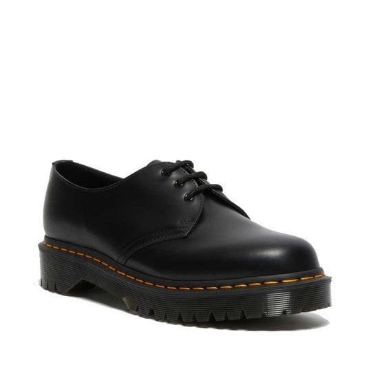 Image of right foot, side on of Dr Martens Bex 1461 Black Oxford-Foot Forward Shoes
