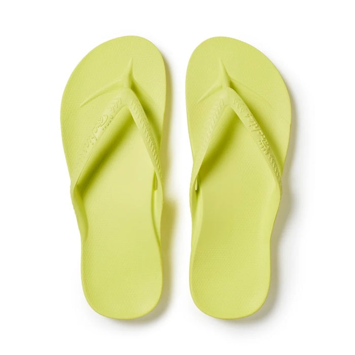 Archies Arch Support Jandal Limelight