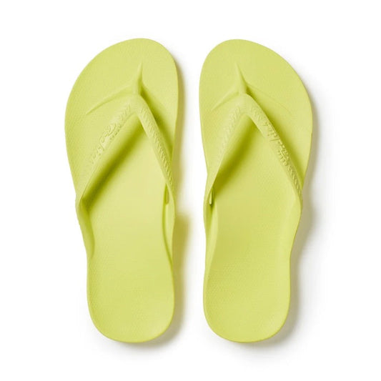 Archies Arch Support Jandal Limelight