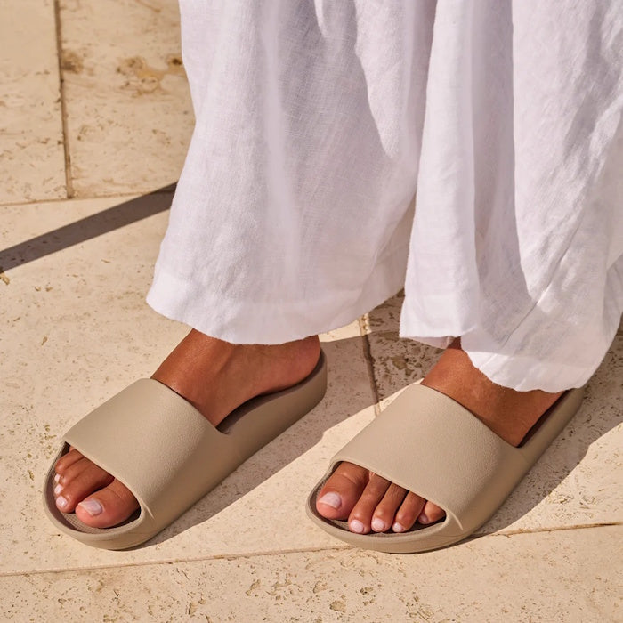 Archies Arch Support Slide Taupe