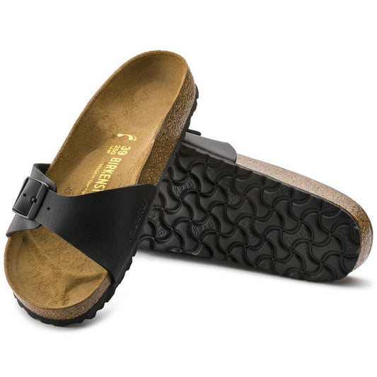 BIRKENSTOCK Madrid Womens Birko Flor Black Regular Width