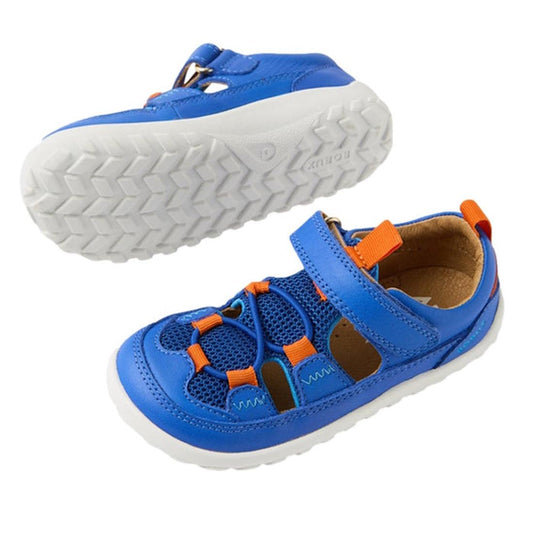 Bobux IW Iwalk Rocky Dazzling Blue Closed Toe Sandal Barefoot