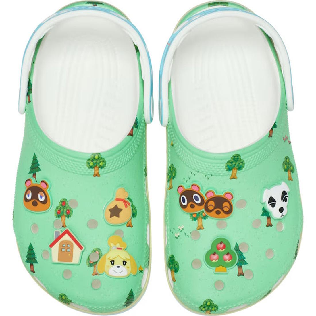Green clogs with cartoon animal crossing designs on a white background
198445228315,
198445228322,
198445228339,
198445228346,
198445228353,
198445228360,
198445228377,, 198445228315, 198445228322, 198445228339, 198445228346, 198445228353, 198445228360, 1