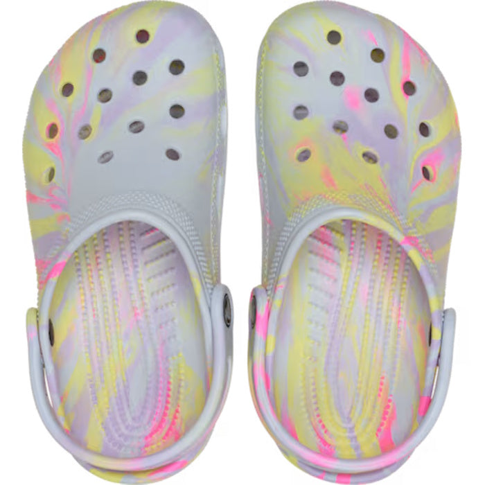 Crocs Kids Classic Clog Marbled Sky Ice Multi Youth