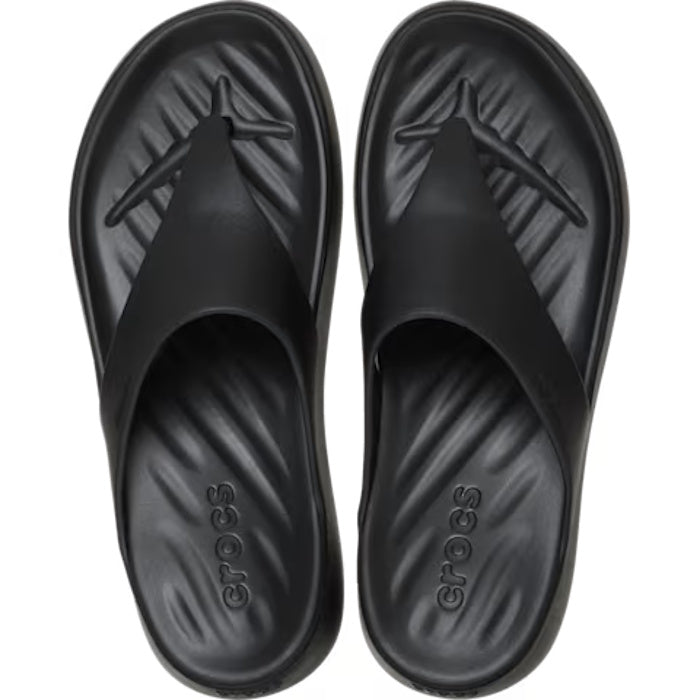 Crocs Womens Getaway Triangle Flip Black Jandal