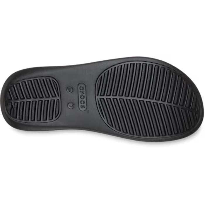 Crocs Womens Getaway Triangle Flip Black Jandal