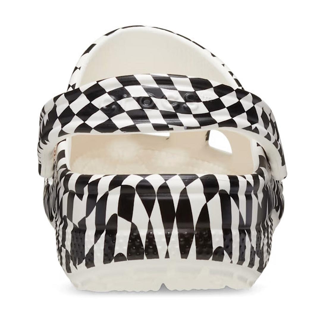 Crocs Classic Clog Warped Checker Black/White Adults – Kids Shoes NZ