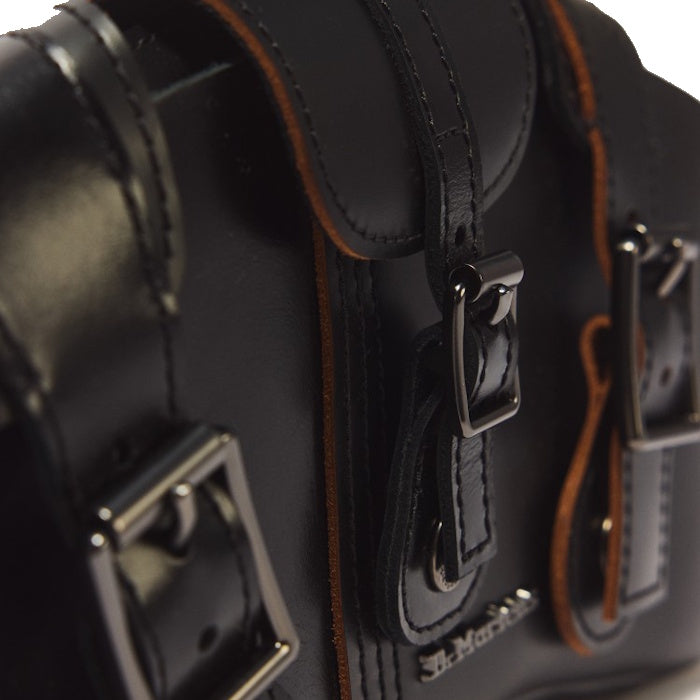 Dr Martens Baguette Bag Black Analine Vintage Smooth Bag