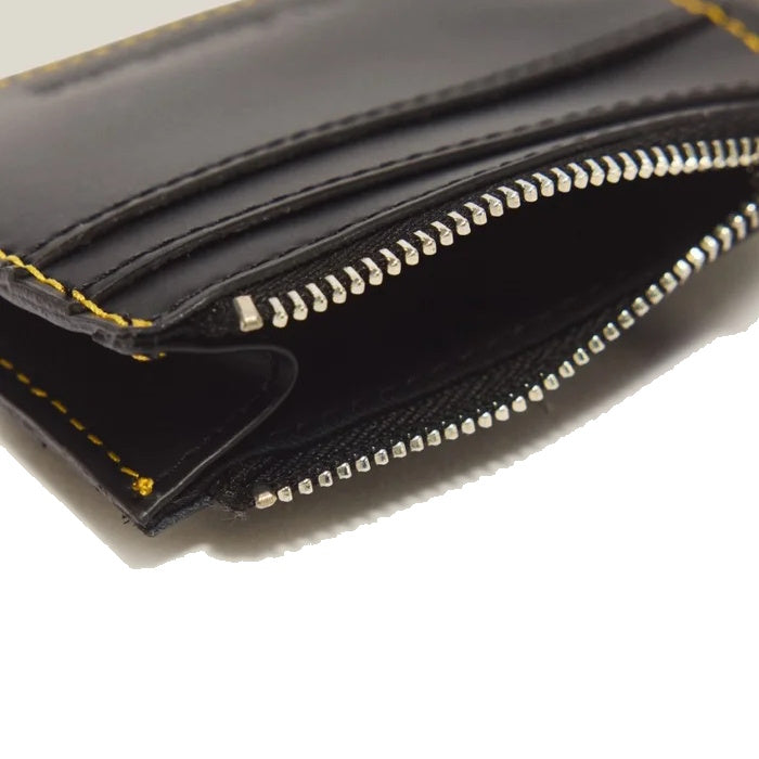 Dr Martens Cardholder Keyring Black Kiev Leather Bag Charm
