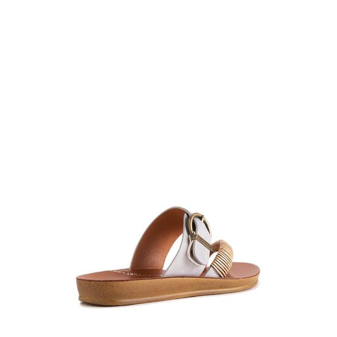 The Los Cabos Bria Cloud Gray Light Flexible Sandal Jandal features a stylish design and is shown at an angle on a white background—perfect for elevating your summer sandals collection., 46921, 9321191295886, 9321191295893, 9321191295909, 9321191295916, 4