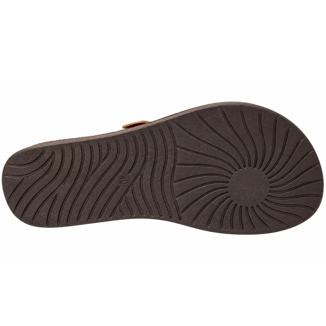 Los Cabos Bria WIDE Brandy Light Flexible Sandal Jandal