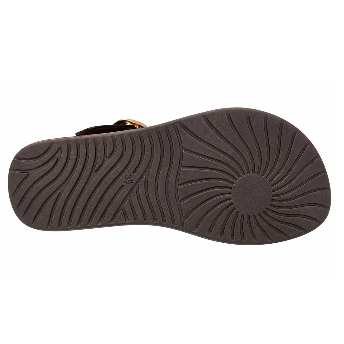 Los Cabos Leeigh WIDE Black Light Flexible Sandal Jandal