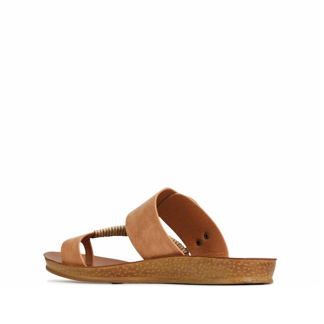 The Los Cabos Bria Brandy Brown sandal offers a light, flexible sole, two wide straps with woven detail, and a comfortable jandal design—ideal for pairing with your favorite women's summer sandals or flip flops., 9321191053226, 9321191053233, 932119105324