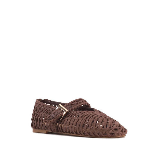 Los Cabos Lot  Chocolate Mary Jane Shoes Micro-Fibre