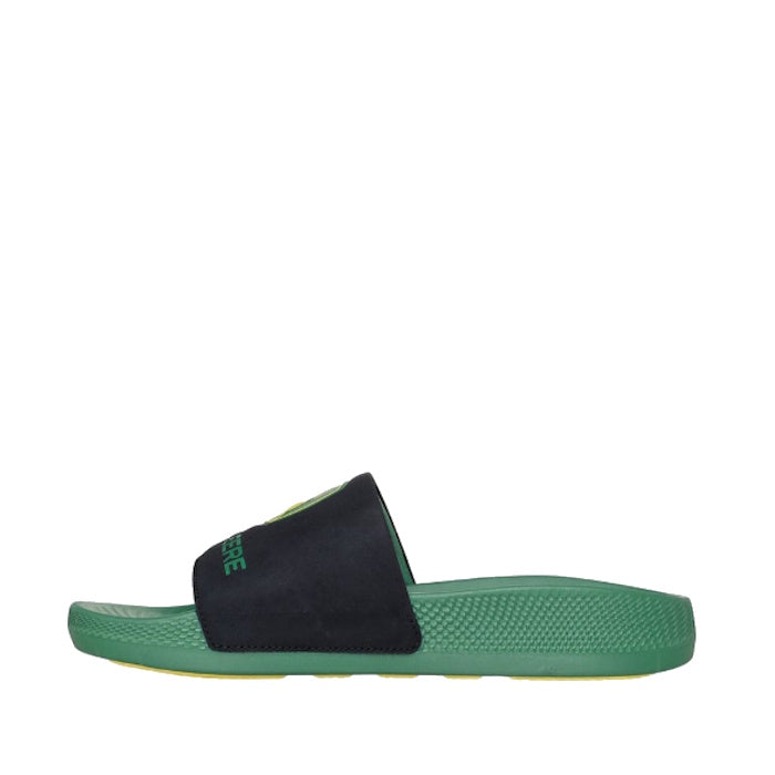 Skechers Mens John Deere Low Slider Big Logo Green