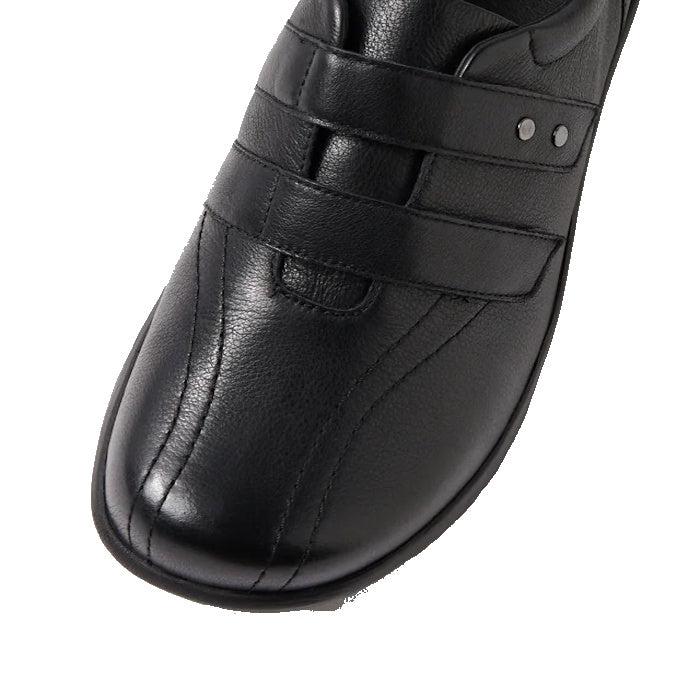Ziera Sonnye XW Women's Casual Sneaker Velcro Black Leather