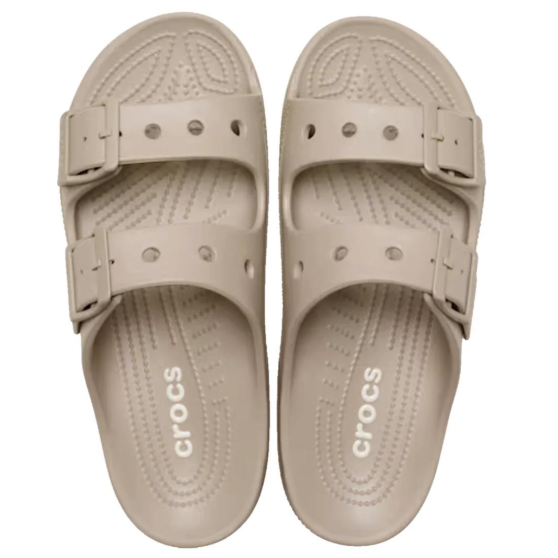 Crocs Womens Classic Saturday Sandal Slide Frappe Beige