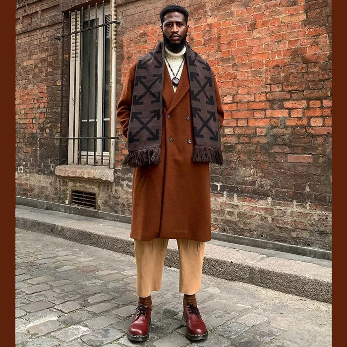 A man wears Dr Martens Doc 1461 Cherry Red Leather Oxford Shoes with sturdy soles and easy lace-up closure, perfect for families.  ksnz, 800090826524, 800090798456, 800090798470, 800090798487, 800090798494, 800090798517, 800090798524