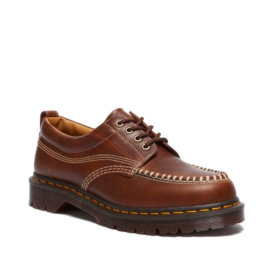Dr Martens Lowell Moc Toe Tan Buttersotch Orleans Leather Shoe CLEARANCE