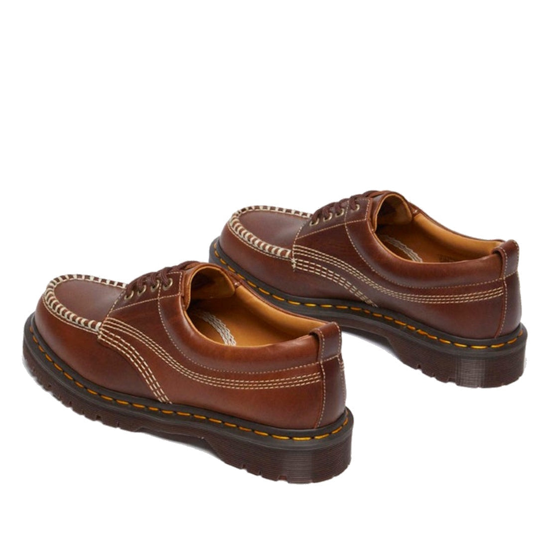 Dr Martens Lowell Moc Toe Tan Buttersotch Orleans Leather Shoe CLEARANCE